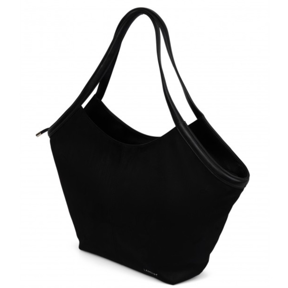 LAMBERT - ALISON Black suede bag